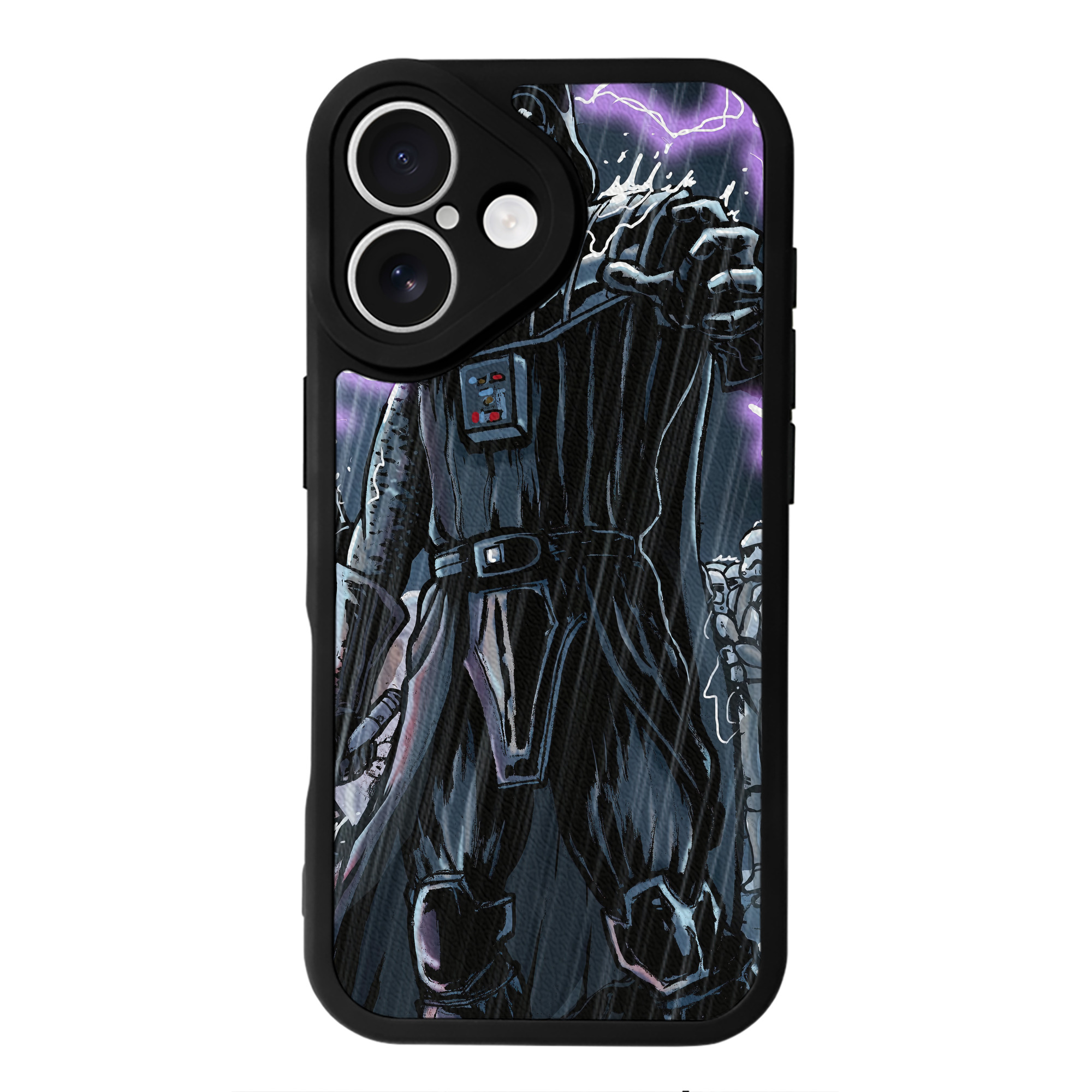 （画像用） スター・ウォーズ Star Wars 【iPhone 16シリーズ対応】シリコンスマホケース（レザー調） 材質：シリコン